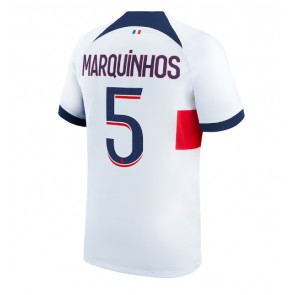 Paris Saint-Germain Marquinhos #5 Replika Udebanetrøje 2023-24 Kortærmet